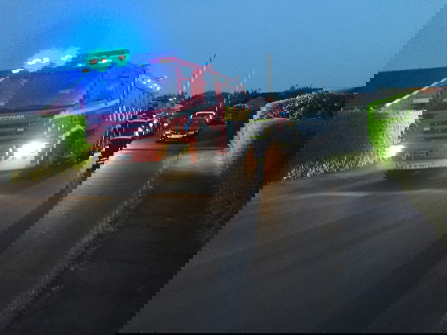 Ild i skur på Mylius-Erichsens vej