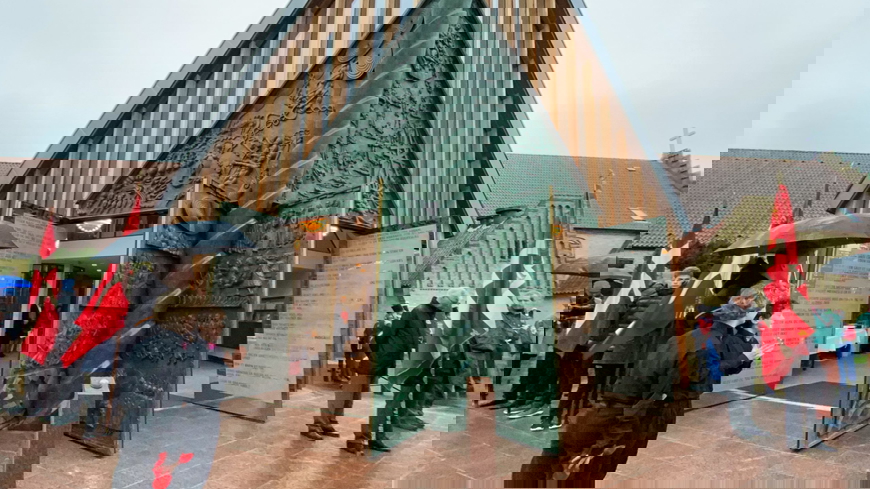 Se tv-indslag: Christianskirken fik sin bronzeportal