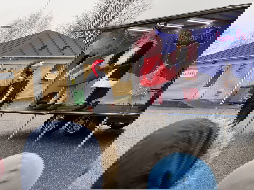 Gurli Gris og Julemanden var på turne til 30 fredericianske daginstitutioner