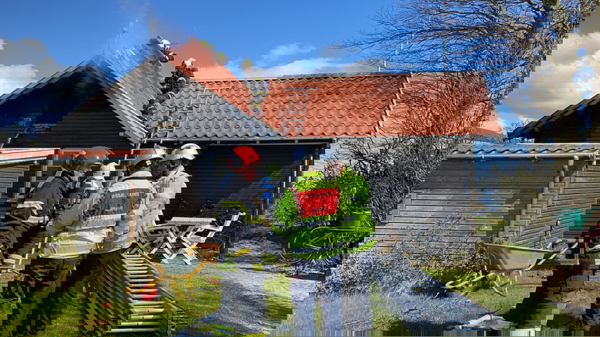 Brand i hus på Bøgeskov Strand