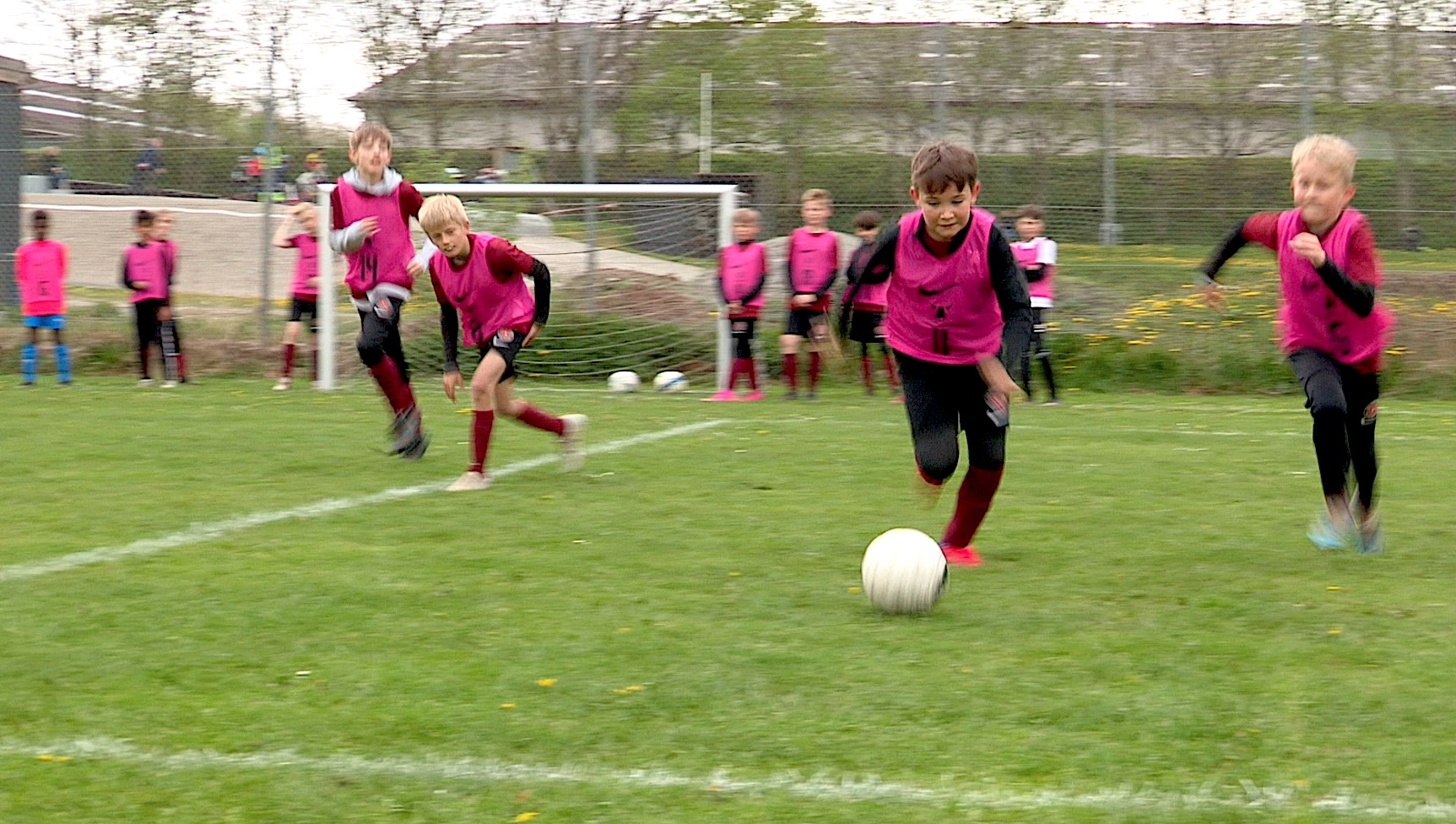 FC Midtjylland trænede lokale foldbolddrenge