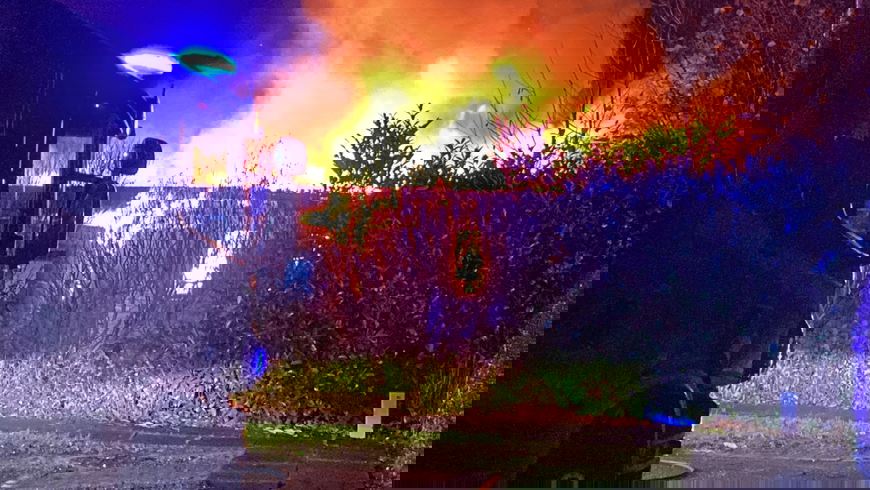 Villabrand i Taulov - Politiet frygter at én person er omkommet