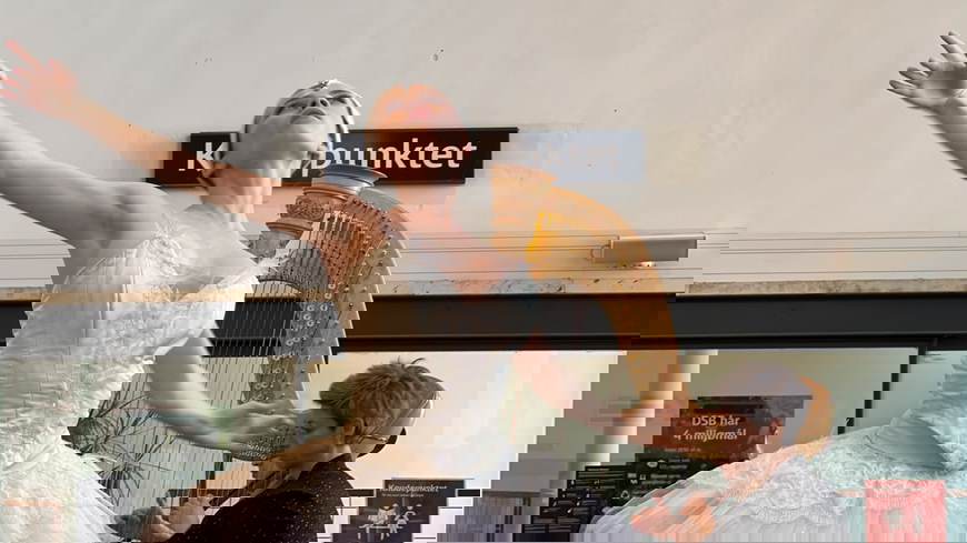 Rejsende overrasket - Kongelig underholdning