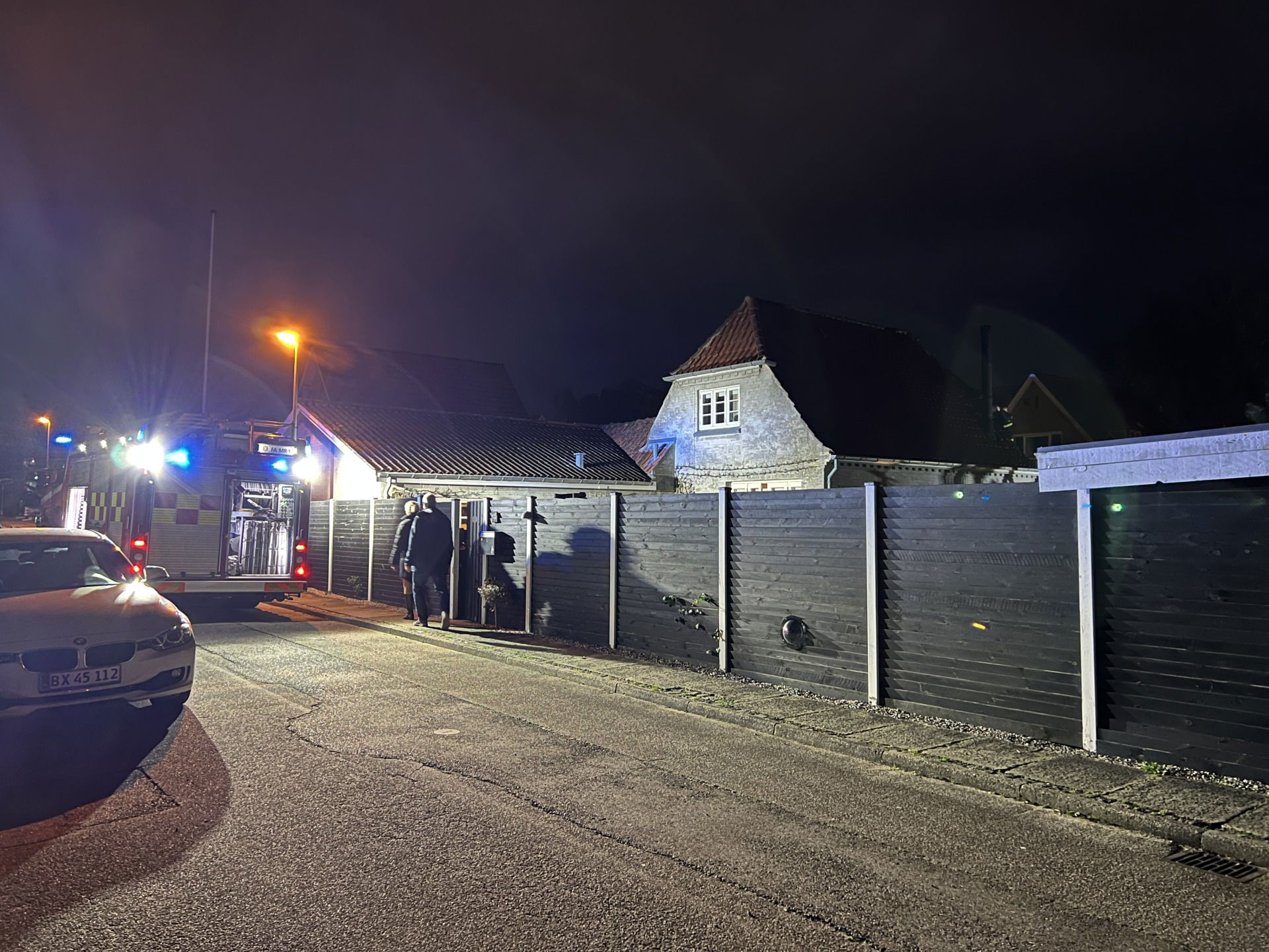 Trekant brand kaldt ud til melding om skorstens brand