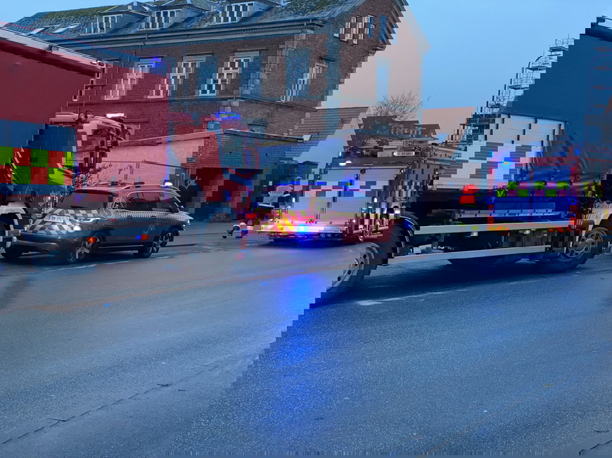 Oprydning efter mindre færdselsuheld