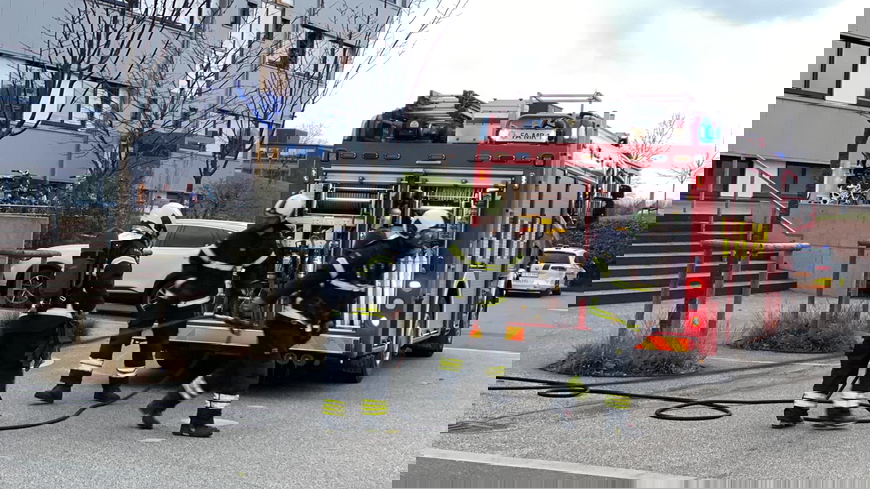 Brandvæsnet hastede til Korskærparken