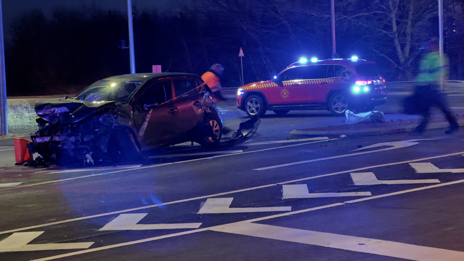 Trafikulykke Ved Kongens Kvarter Og Vejle Landevej - DanmarkC TV