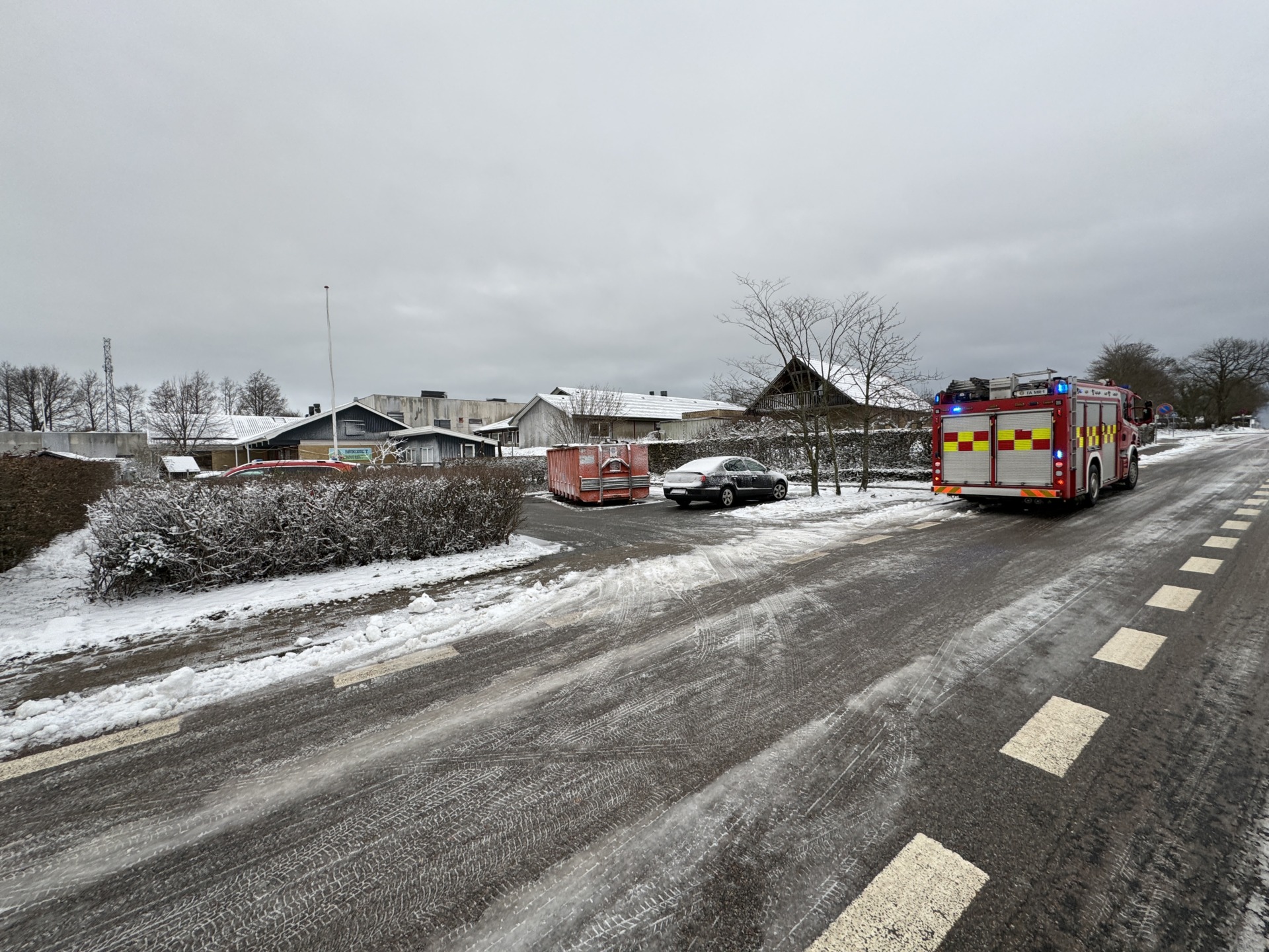 TrekantBrand Rykkede Ud Til Børnehuset I Bøgeskov - Børnene Reagerede ...