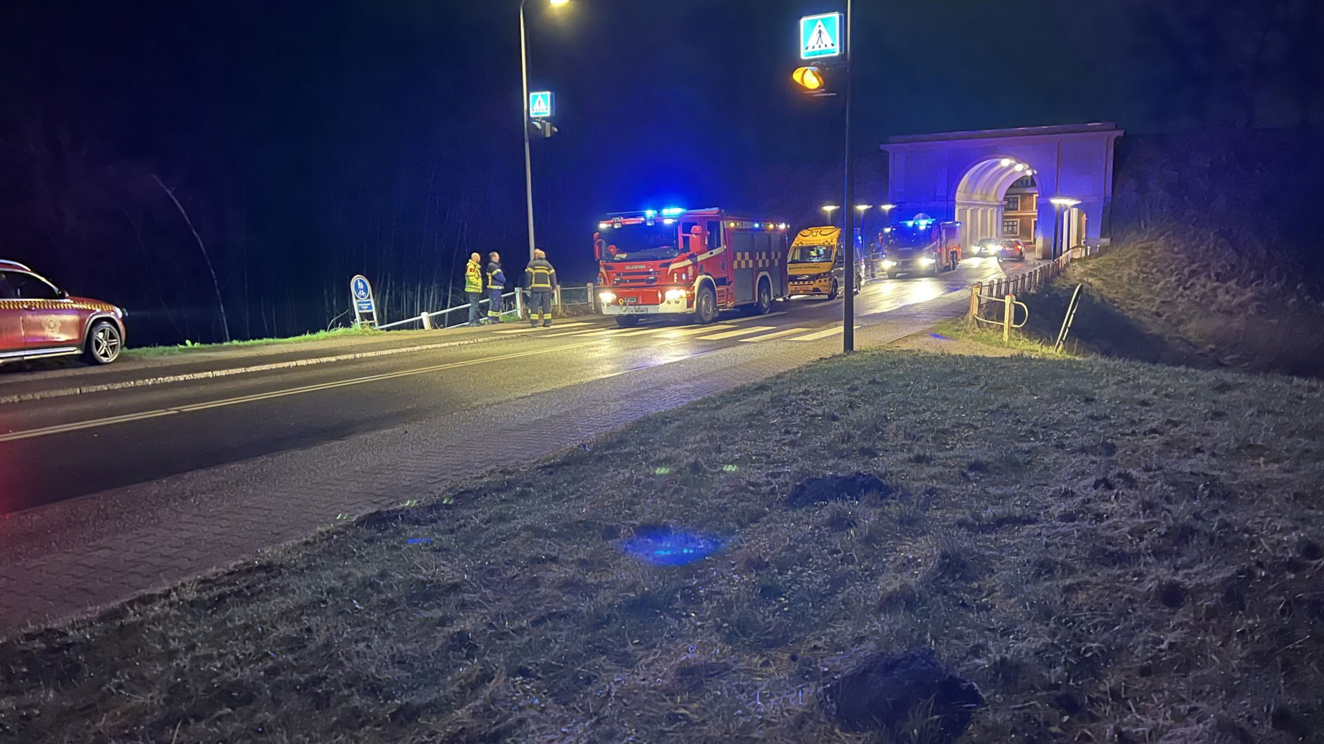 Beredskabet kaldt ud til redning på Volden