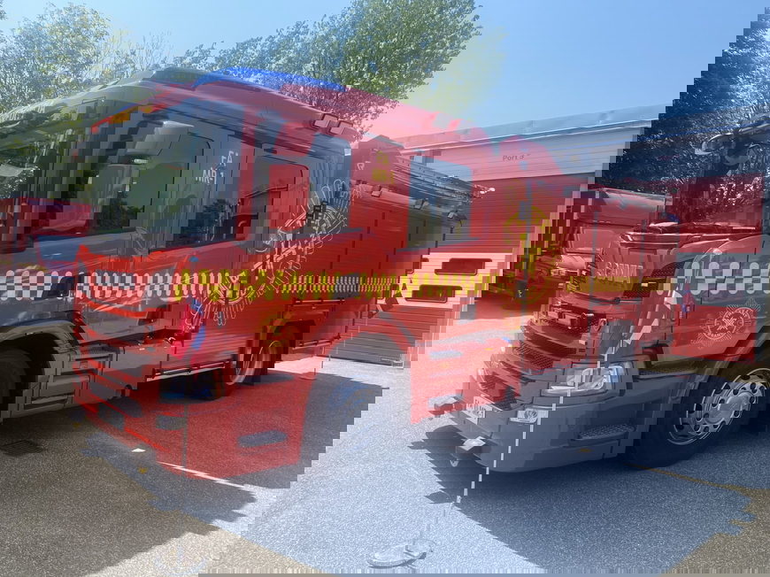 Ny brandbil - fyldt med nyeste teknik